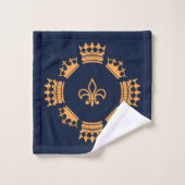 CROWNS KING QUEEN BAD HANDDOEK (Wasdoekje)