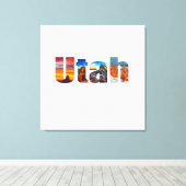 Crowns of Utah Canvas Afdruk (Insitu (Houten vloer))