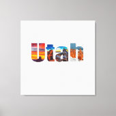 Crowns of Utah Canvas Afdruk (Voorkant)