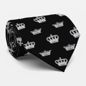 Crowns Patroon Stropdas (Opgerold)