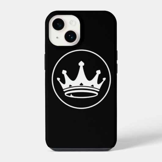 Crowns telefoonhoesje iPhone hoesje (Achterkant)
