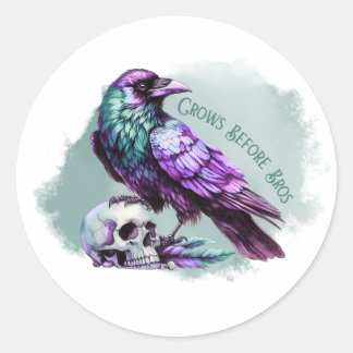 Crows Before Bros Ronde Sticker
