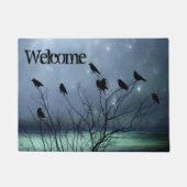 Crows Caw Welkom Deurmat (Voorkant)