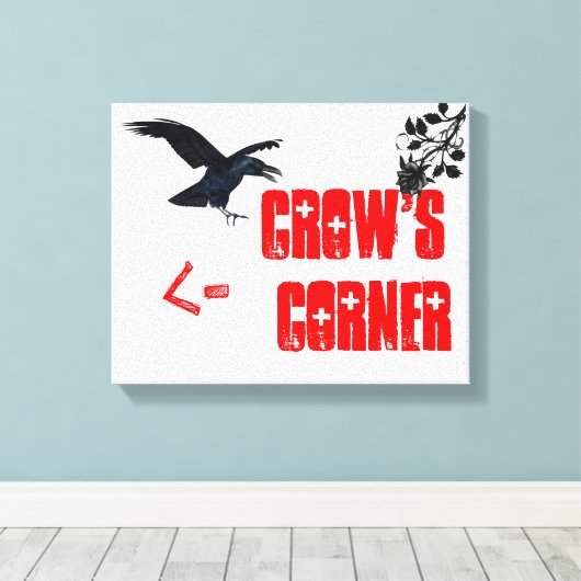 Crow's Corner officieel canvas (Insitu (Houten vloer))