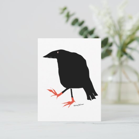 Crow's Feet Briefkaart (Staand voorkant)