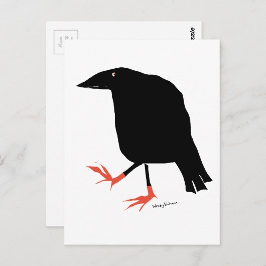 Crow's Feet Briefkaart (Voorkant / Achterkant)