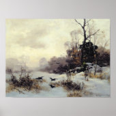 Crows in a Winter Landscape, 1907 Poster (Voorkant)
