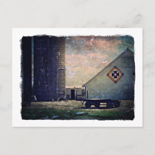 Crow's Nest Barn Quilt Briefkaart (Voorkant)
