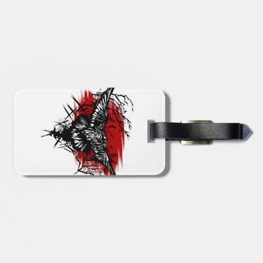 Crows Night Bagagelabel (Achterkant horizontaal)