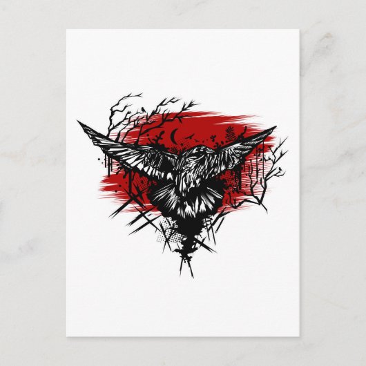 Crows Night Briefkaart (Voorkant)