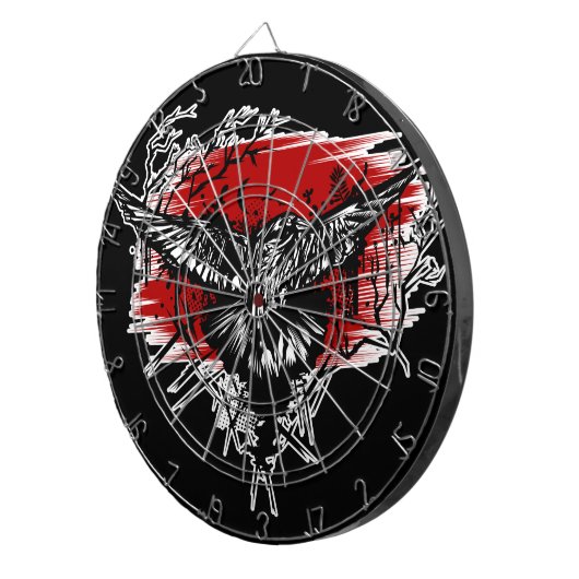 Crows Night Dartbord (Voorkant Rechts)