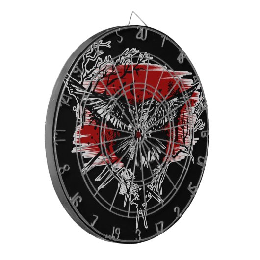 Crows Night Dartbord (Voorkant Links)