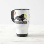 Crows Travel Mug Reisbeker (Voorkant links)