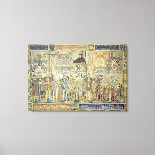 Croy Tapestry, 1554 Canvas Afdruk (Voorkant)