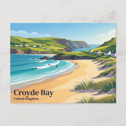 Croyde Bay Verenigd Koninkrijk Briefkaart (Voorkant)