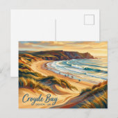 Croyde Bay VK Briefkaart (Voorkant / Achterkant)
