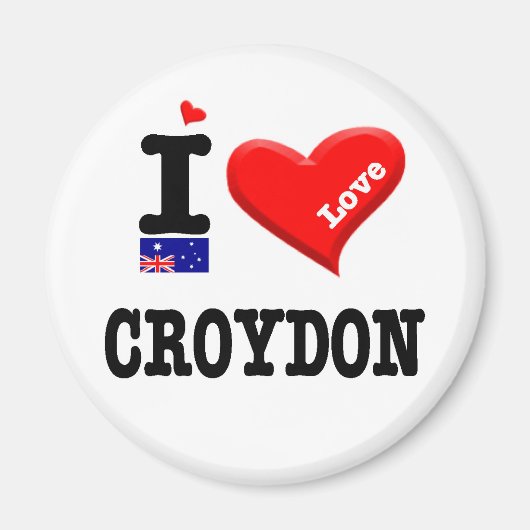 CROYDON - Ik hou van Magneet (Voorkant)