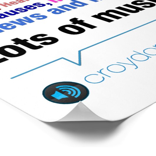 Croydon Radio A4 Poster (Hoek)