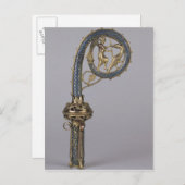 Crozier die St. Michael afschildert Briefkaart (Voorkant / Achterkant)