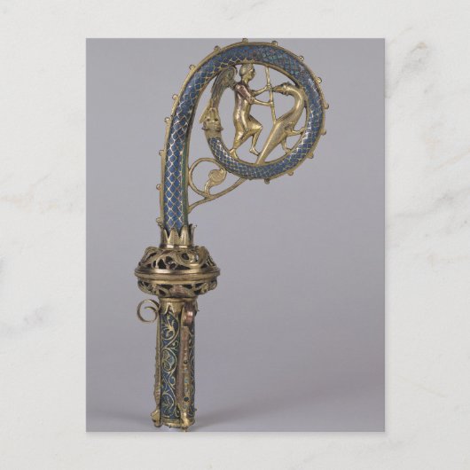 Crozier die St. Michael afschildert Briefkaart (Voorkant)
