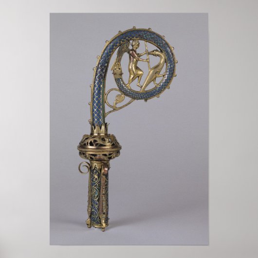 Crozier die St. Michael afschildert Poster (Voorkant)
