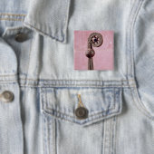 Crozier of St. Robert, c.1100 Vierkante Button 5,1 Cm (In situ)