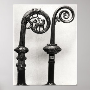 Crozier van de Abbots van Clairvaux Poster
