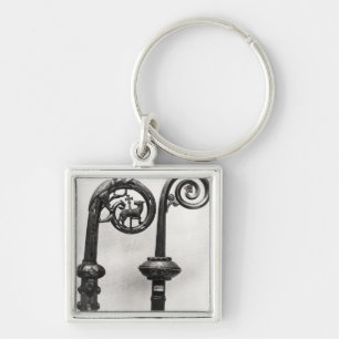 Crozier van de Abbots van Clairvaux Sleutelhanger