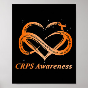 CRPS Awareness Chronic Pain Oranje RSD CRPS Poster