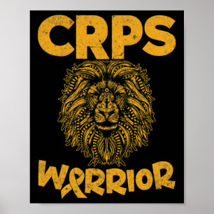 CRPS Awareness Complex Regionaal Pijn Syndroom Oor Poster
