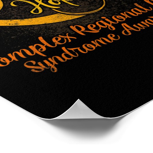 CRPS Awareness Complex Regional Pain Syndrome Nove Poster (Hoek)