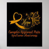 CRPS Awareness Complex Regional Pain Syndrome Nove Poster (Voorkant)