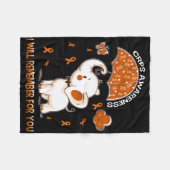 CRPS Awareness Elephant 1 Fleece Deken (Voorkant (Horizontaal))