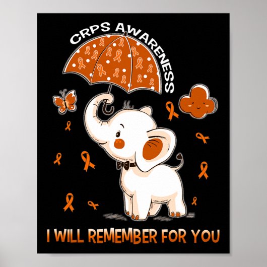CRPS Awareness Elephant 1 Poster (Voorkant)