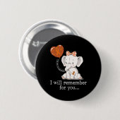 Crps Awareness Elephant Ronde Button 5,7 Cm (Voorkant /achterkant)