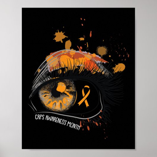 CRPS Awareness Month Complex Regionaal Pijnsyndroo Poster (Voorkant)