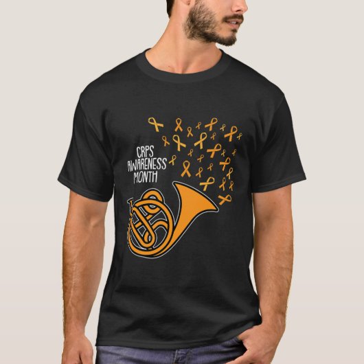 CRPS Awareness Month Complex Regionaal Pijnsyndroo T-shirt (Voorkant)
