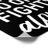 CRPS Awareness Oranje Ribbon Family Support Group Poster (Hoek)