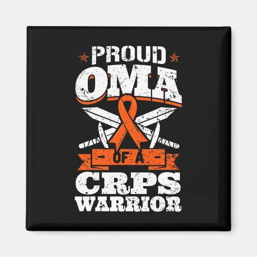 CRPS Awareness RSD OMA Apparel Magneet (Voorkant)