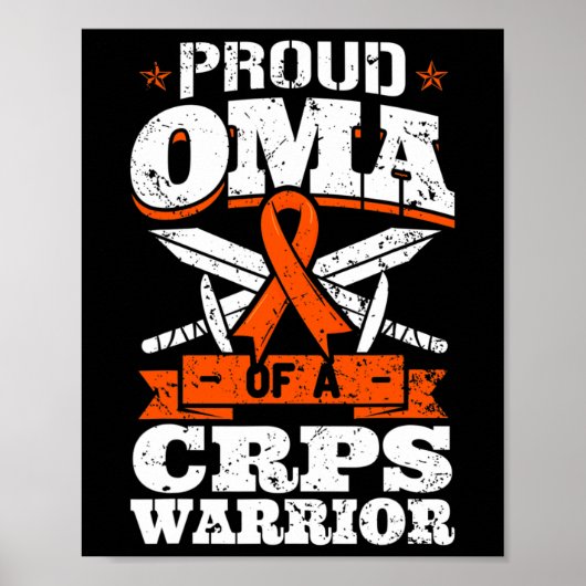 CRPS Awareness RSD OMA Apparel Poster (Voorkant)