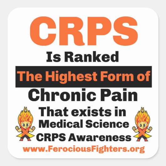 CRPS Awareness Sticker (Voorkant)