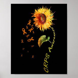 CRPS Awareness Zonnebloem T - shirts Poster