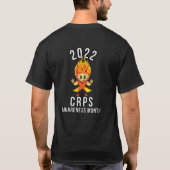 CRPS-bewustzijn 2-zijdig T-shirt (Achterkant)