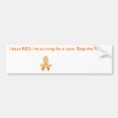 CRPS-bewustzijn Bumpersticker (Voorkant)