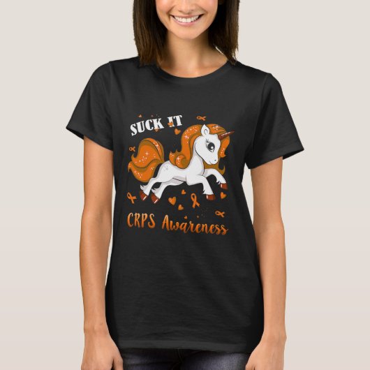 Crps bewustzijn eenhoorn  t-shirt (Voorkant)