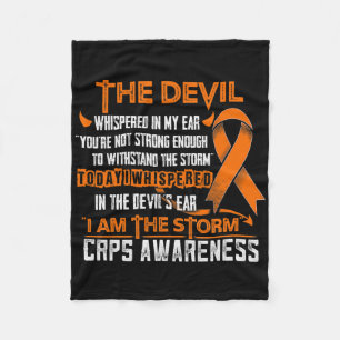 CRPS Bewustzijn Ik ben de Storm Duivel Fleece Deken