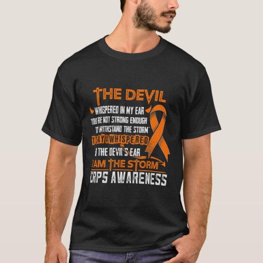 CRPS Bewustzijn Ik ben de Storm Duivel T-shirt (Voorkant)