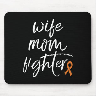 CRPS Bewustzijn Oranje lint Vrouw Mama Fighter Muismat