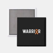 CRPS Bewustzijn Oranje Ribbon Warrior Magneet (Voorkant / Achterkant)