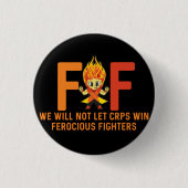CRPS-bewustzijn Ronde Button 3,2 Cm (Voorkant)